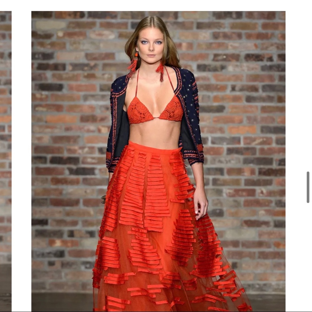 Sachin + Babi Red Maxi Skirt Spring ‘13 Collection